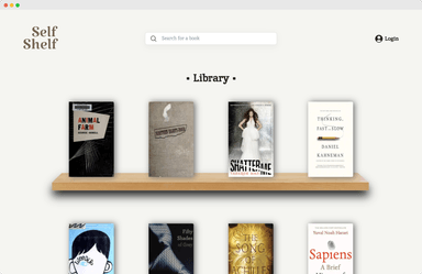 Self Shelf Library App